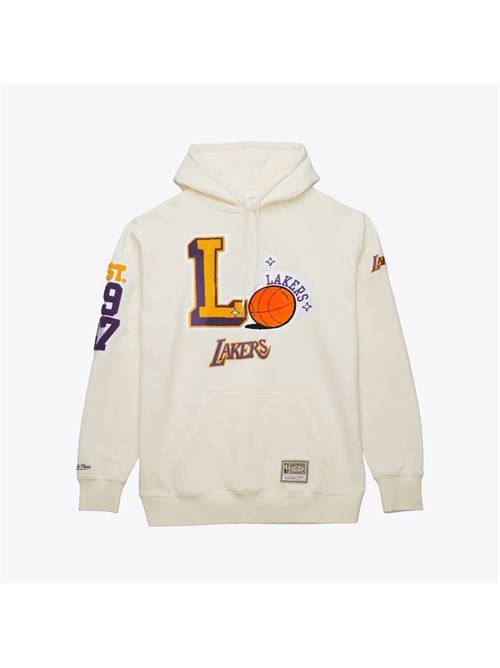 Mitchell&Ness felpa con cappuccio Lakers Mitchell&Ness | TH8160LOSLAK PATCH